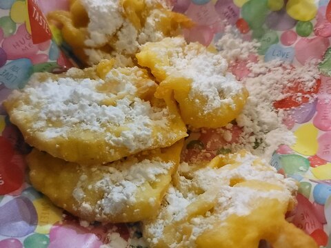 フライの余り生地で作った甘いやつ